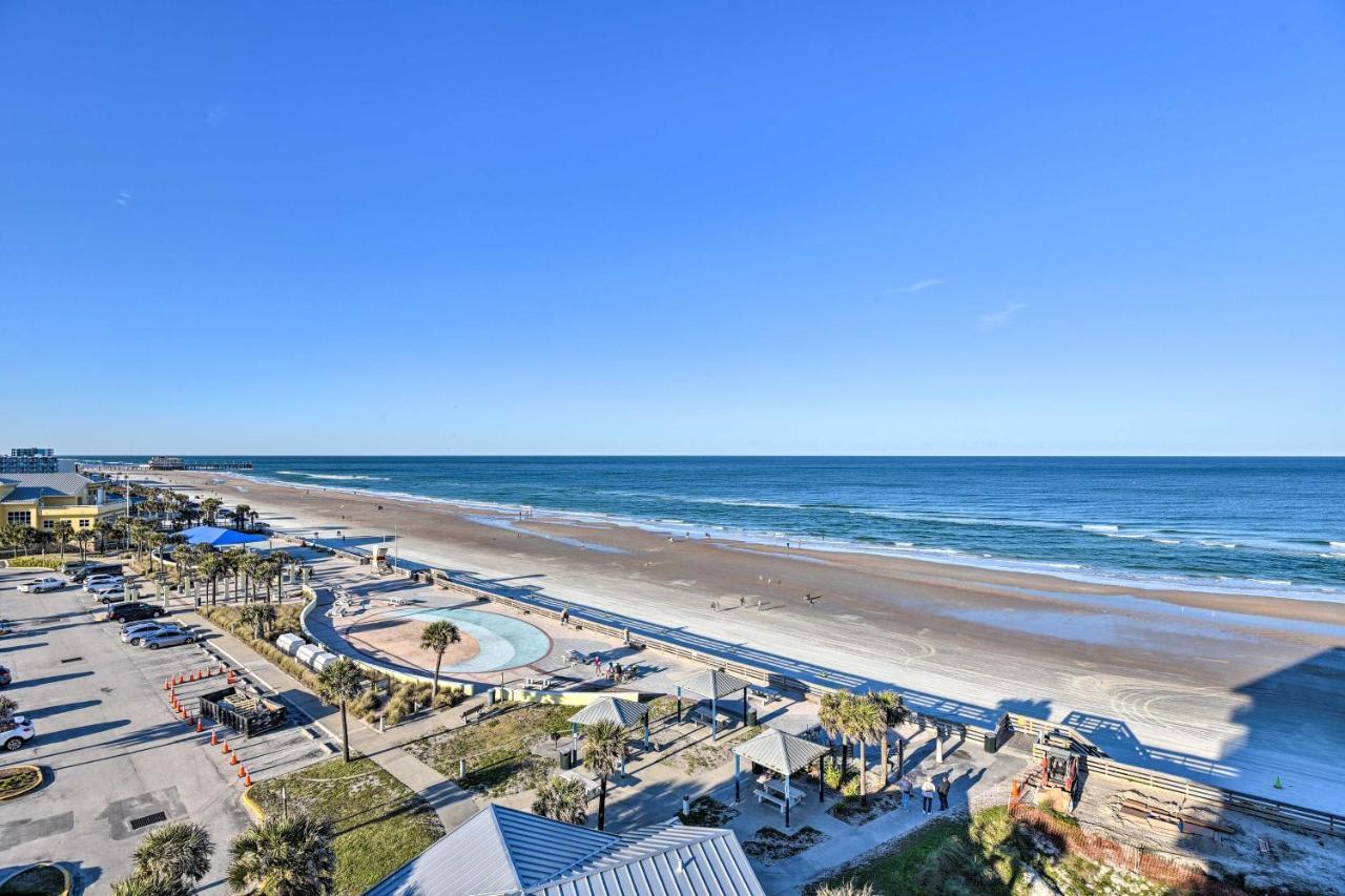 Oceanfront Resort-Style Getaway - Walk To Beach! Дейтона-Бич Экстерьер фото